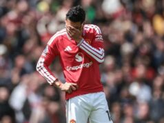 Casemiro zverejňuje emocionálne a úprimné vyhlásenie po rozlúčke s Man Utd Casemiro z Manchestru United reaguje počas zápasu Premier League medzi Manchester United a Nottingham Forest na Old Trafford, Manchester, Spojené kráľovstvo, 17. mája 2026. (Foto: Mark Cosgrove/News Images/NurPhoto cez Getty Images)