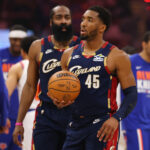 Donovan Mitchell James Harden Playoff Cleveland Cavaliers NBA