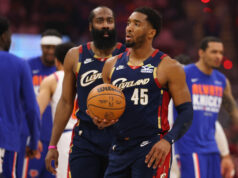Cavaliers zmietli a poslali do neistého leta Donovan Mitchell James Harden Playoff Cleveland Cavaliers NBA