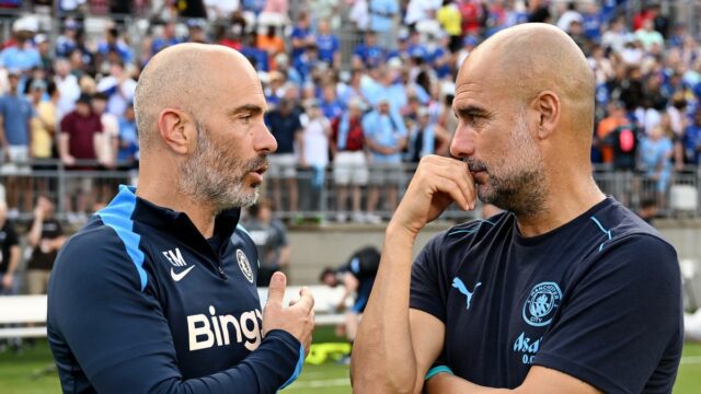 Enzo Maresca a Pep Guardiola
