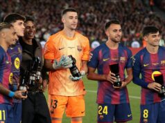 Cieľ prestupu Tottenhamu a Chelsea zverejnil klauzulu v zmluve v hodnote 435 miliónov libier Pau Cubarsi z FC Barcelona oslavuje po víťazstve nad Realom Madrid