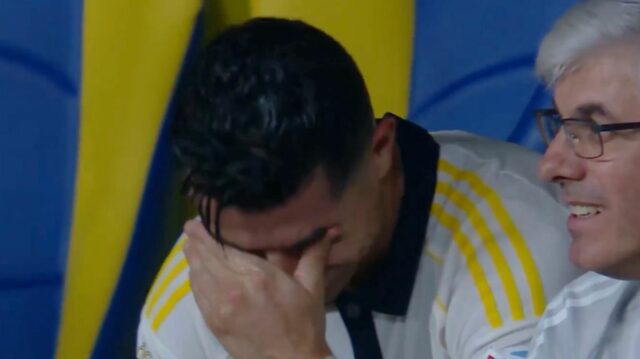 Cristiano Ronaldo plače