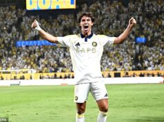 Cristiano Ronaldo sa stal hráčom sezóny Saudskej profesionálnej ligy napriek tomu, že napokon vyhral veľkú trofej s Al-Nassrom – s flopom Chelsea, ktorý získal ocenenie cez 480 000 libier za deň ako hviezda Joao Felix bol vyhlásený za najlepšieho hráča sezóny Saudskej Pro League po 33 góloch v 33 zápasoch - pred svojim klubovým spoluhráčom Cristianom Ronaldom