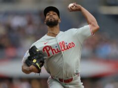 Cristopher Sanchez z Phils jazdí bezgólovú sériu do zápasu s Reds MLB: Philadelphia Phillies v Pittsburgh Pirates