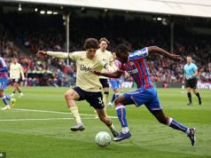 Crystal Palace má hviezdu, ktorú treba nasledovať v krokoch Michaela Oliseho a Eberechiho Ezeho – zatiaľ čo šanca Davida Moyesa na posledný „smiech“ pre Everton zatiaľ žije po ich remíze 2:2 O spoilery sa v nedeľu podelili Everton a Crystal Palace, čo bola nekonečná záležitosť