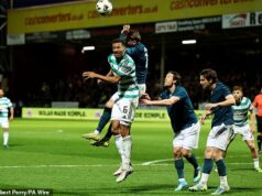 Dajte nám šancu! Foundation of Hearts vyžaduje ‚najvyšší štandard úradovania‘ pri rozhodovaní o titule Celtic Park Sam Nicholson bol potrestaný za hádzanú v dramatickom neskorom víťazstve Celticu nad Motherwellom