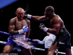 Daniel Dubois sa stal dvojnásobným šampiónom v ťažkej váhe v krvavej bitke o Britániu, keď rozhodca zastavil zápas v 11. kole po tom, čo odvážnemu Fabio Wardleymu zostali vybité oči a nos Daniel Dubois sa vrátil z dvoch knockdownov, aby porazil britského rivala Fabia Wardleyho