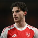 Declan Rice posiela správu na sociálne siete po zisku titulu Arsenalu