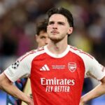 Declan Rice sa pozerá po prehre vo finále Ligy majstrov