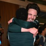 Declan Rice a Gabriel Magalhaes po zisku titulu v Premier League