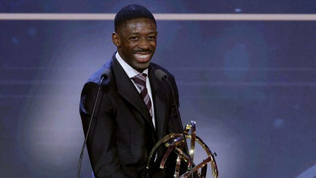 Dembele bol opäť zvolený za hráča roka Ligue 1 napriek iba 9 štartom
