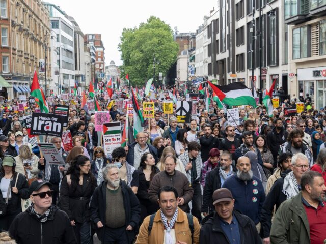 Desaťtisíce ľudí pochodujú v Londýne na krajne pravicových a propalestínskych protestoch | Správy o protestoch
