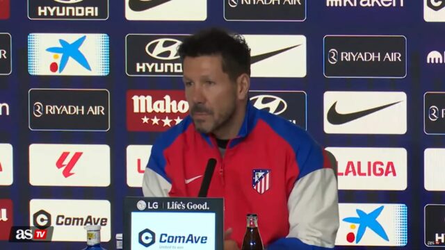 Diego Simeone z Atlética - "Je ťažké sa v sezóne zlepšiť"
