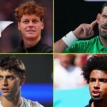 Djokovič klesá na 7. miesto, Fils stúpa na 4. miesto, Sinner si vytvára veľký náskok