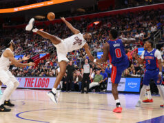 Dnešné výsledky NBA: Cavaliers vs Pistons Dnešné skóre play-off NBA Donovan Mitchell Cavaliers proti Pistons Game 7