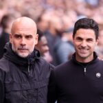 Pep Guardiola a Mikel Arteta