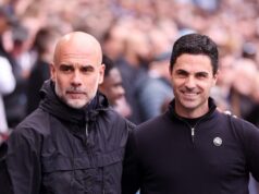 Dokonalý scenár pretekov Arsenalu o titul sa potvrdil ako kurz proti Man City Pep Guardiola a Mikel Arteta
