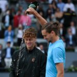 Jannik Sinner by sa mohol stať po Djokovičovi len druhým hráčom, ktorý dokončí set deviatich aktuálnych turnajov Masters, ak vyhrá v Ríme (Getty)