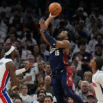 Donovan Mitchell Cavaliers vs Pistons Game 4 Playoffs NBA