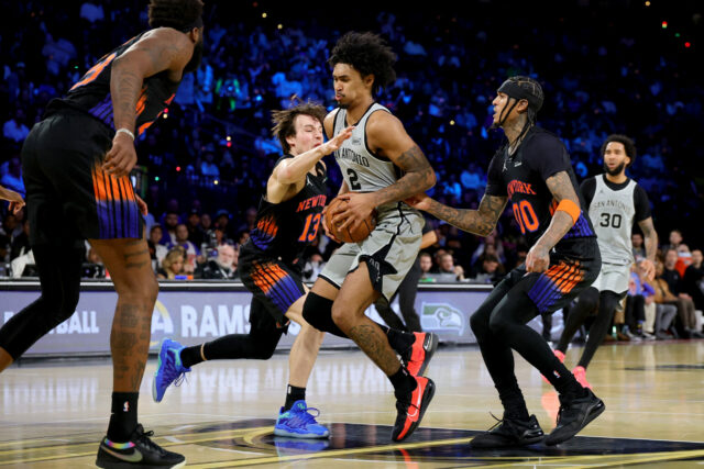 Dylan Harper a Jordan Clarkson nesú dedičstvo PH vo finále Finále NBA Jordan Clarkson Dylan Harper Knicks proti Spurs