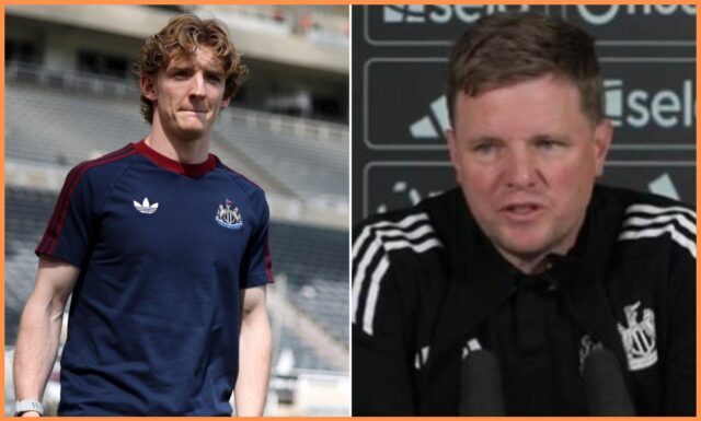 Eddie Howe o prestupovom rozhovore Anthonyho Gordona
