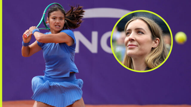 Panel TNT Sports pod vedením moderátorky Laury Robsonovej s hosťami Caroline Wozniacki, Mats Wilander a Tim Henman