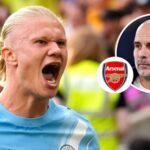 Erling Haaland posiela päťslovný odkaz Gunners po remíze Man City s Evertonom