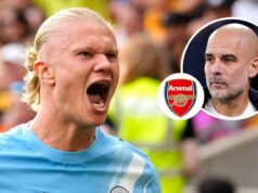 Erling Haaland posiela päťslovný odkaz Gunners po remíze Man City s Evertonom Erling Haaland posiela päťslovný odkaz Gunners po remíze Man City s Evertonom