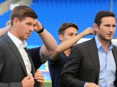 Frank Lampard zostrelil komentár Stevena Gerrarda po tom, čo viedol Coventry k povýšeniu Frank Lampard a Steven Gerrard v anglických dresoch
