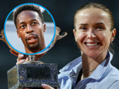 Gael Monfils zdieľa potešujúci odkaz manželke Eline Svitolinovej Na obrázku: správa Gaela Monfilsa na Instagrame