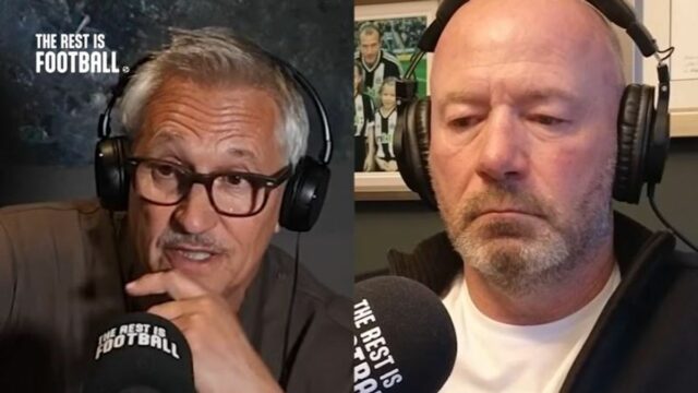 Gary Lineker a Alan Shearer sa zhodli na vylúčení gólu West Hamu proti Arsenalu.