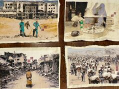 Gaza na bienále v Benátkach: Tam, kde jazyk zaostáva, prevládajú vlákna | Slučka Gaza na bienále v Benátkach: Tam, kde jazyk zaostáva, prevládajú vlákna | Slučka