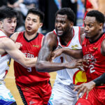 Scottie Thompson Justin Brownlee Barangay Ginebra vs Rain or Shine Game 3 semifinále PBA