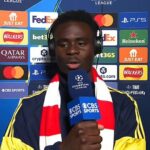 Bukayo Saka hovorí, že Arsenal má „preferencie“ pre finálového súpera Ligy majstrov
