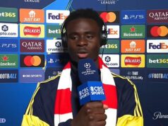 Hádanka nad „preferenciou“ finále Ligy majstrov Arsenalu: Bukayo Saka hovorí, že Gunners „vie, komu chceme čeliť“ – je to teda Bayern alebo PSG? Bukayo Saka hovorí, že Arsenal má „preferencie“ pre finálového súpera Ligy majstrov