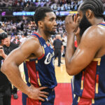 James Harden Donovan Mitchell Cavaliers vs Pistons Play-off NBA 3