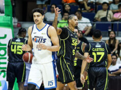 Hazard dovozu Meralco sa vypláca Meralco Bolts importuje Patricka Gardnera počas zápasu proti TNT Tropang 5G v semifinálovom zápase PBA Commissioner's Cup 2026 Game 4.