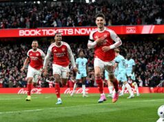 Hodnotenie hráčov Arsenalu verzus Burnley – Kľúčové trio žiari, keď Kai Havertz dáva kanonierom s náskokom piatich bodov Declan Rice a Mikel Arteta počas hry
