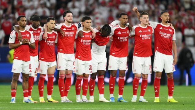Hodnotenie hráčov Arsenalu vs PSG: 4/10 dostal hrozný trest za Gabriel z Arsenalu reaguje po premeškaní piatej penalty tímu