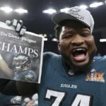 Fred Johnson vyhral titul Super Bowl ako člen Eagles vo februári 2025
