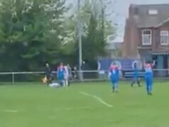 Hrdina kultu Premier League utrpel hororové zranenie, pretože hra bola opustená a manželka sa otriasla Po hororovom zranení Shanea Irelanda bolo vidieť hráčov s rukami na hlavách