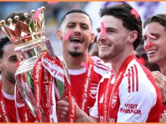 Hviezda Arsenalu Declan Rice menuje troch spoluhráčov ako lídrov Hviezda Arsenalu Declan Rice menuje troch spoluhráčov ako lídrov