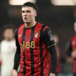 BOURNEMOUTH, ANGLICKO – 24. JANUÁRA: Alex Jimenez z AFC Bournemouth počas zápasu Premier League medzi Bournemouthom a Liverpoolom na Vitality Stadium 24. januára 2026 v anglickom Bournemouthe. (Foto: Michael Steele/Getty Images)
