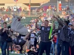 Hviezda Giants Cam Skattebo vyvoláva odpor, keď predvádza backflip v softbalovom zápase… sedem mesiacov po vykĺbení členka Cam Skattebo priviedol fanúšikov do šialenstva po tom, čo predviedol salto vzad počas charitatívneho softbalového zápasu