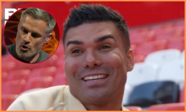 Hviezda Man United Casemiro o komentári Carraghera
