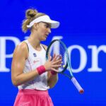 Tenis: French Open 5. júna 2023 Paríž, Francúzsko Beatriz Haddad Maia BRA reaguje počas zápasu proti Sara Sorribes Tormo ESP na deviatom dni na Stade Roland-Garros. Paris Stade Roland-Garros Francúzsko, LEN PRE REDAKČNÉ POUŽITIE PUBLIKÁCIAxINxGERxSUIxAUTxONLY Copyright: xSusanxMullanex 20230605_gma_au2_0207