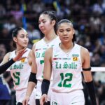 FILE – Hviezdy La Salle Angel Canino, Amie Provido a Shevana Laput sa nepripájajú k Alas Pilipinas na AVC Women's Cup.