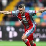Jamie Vardy strelil sedem gólov v 28 zápasoch za Cremonese v Serie A