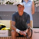 Alexander Zverev, Nemecko, počas zápasu Madrid Open Tennis 2025. 27. apríla 2026. 20260427981