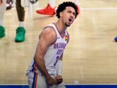 Jared McCain sa pre Thunder v hre 5 presadil Jared McCain Západné finále play-off NBA Thunder vs Spurs Game 5